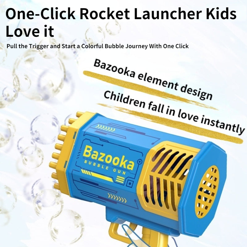 Bazooka 69-Hole Children's Bubble Gun