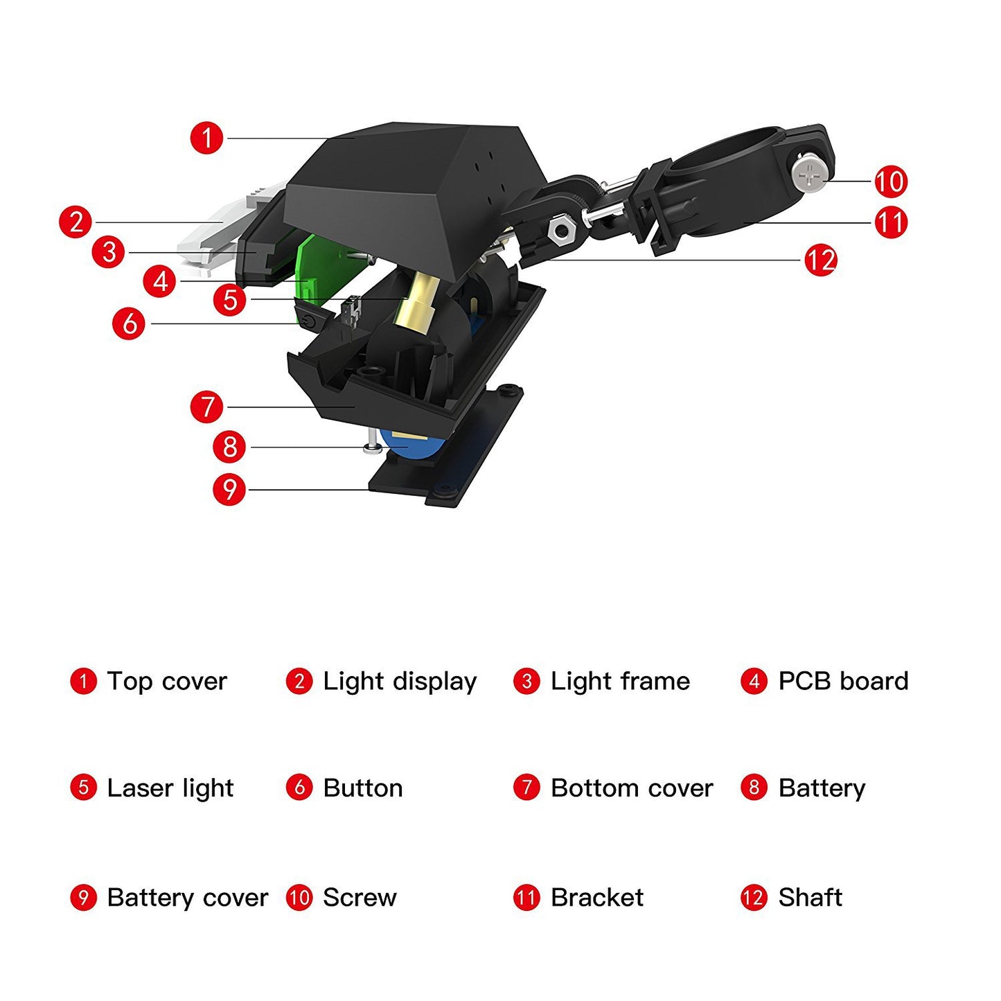 Smart Accessories Mountain Bike Tail Lights