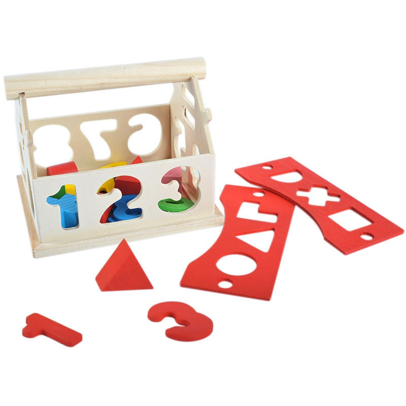 Wooden Toys House Number Letter