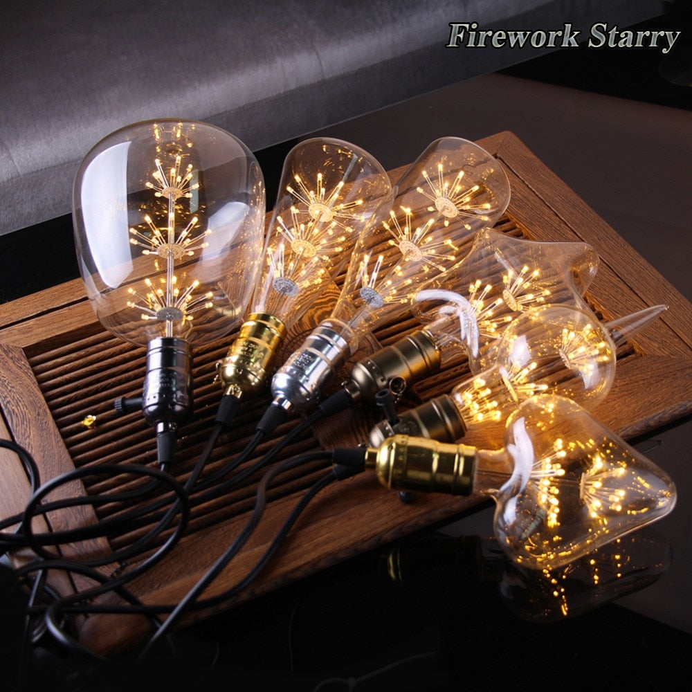 Retro Starry Sky Dimmable led Bulb