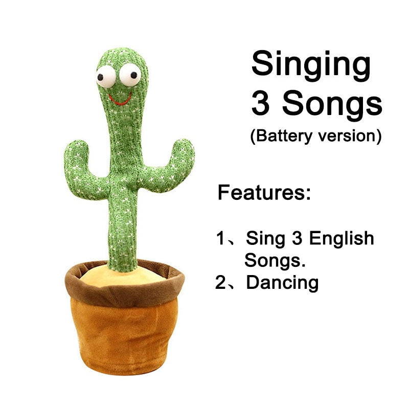 Dancing Interactive Cactus Toy