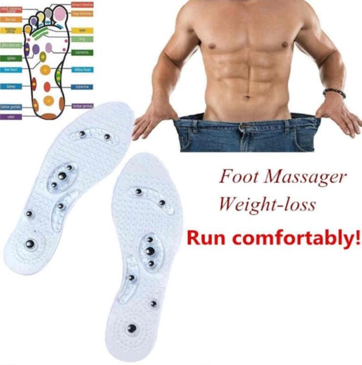 Shoe Gel Insoles Feet Magnetic Therapy x 1 Pair