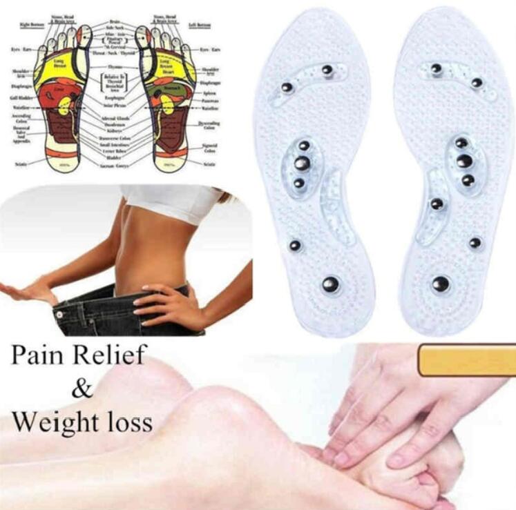 Shoe Gel Insoles Feet Magnetic Therapy x 1 Pair