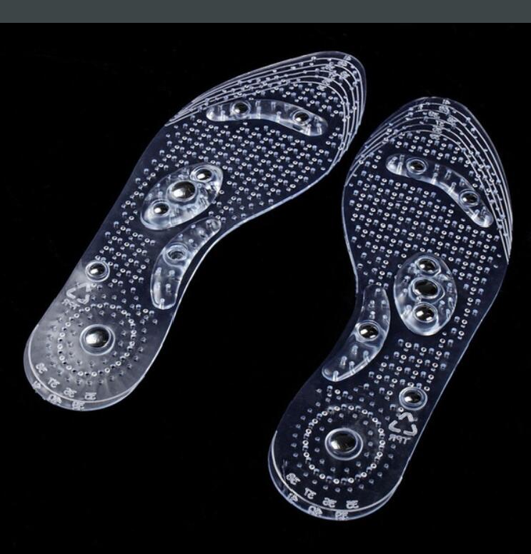 Shoe Gel Insoles Feet Magnetic Therapy x 1 Pair