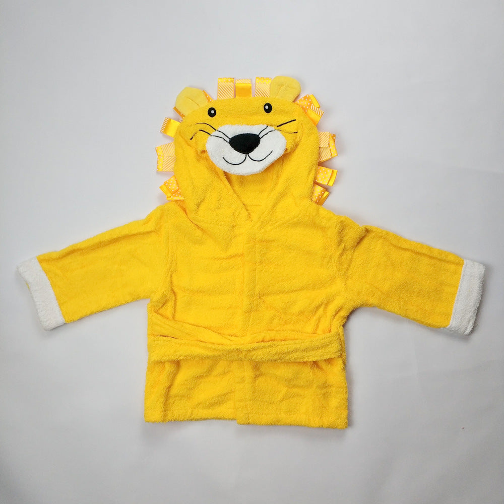 Baby Hooded Animal Bathrobe