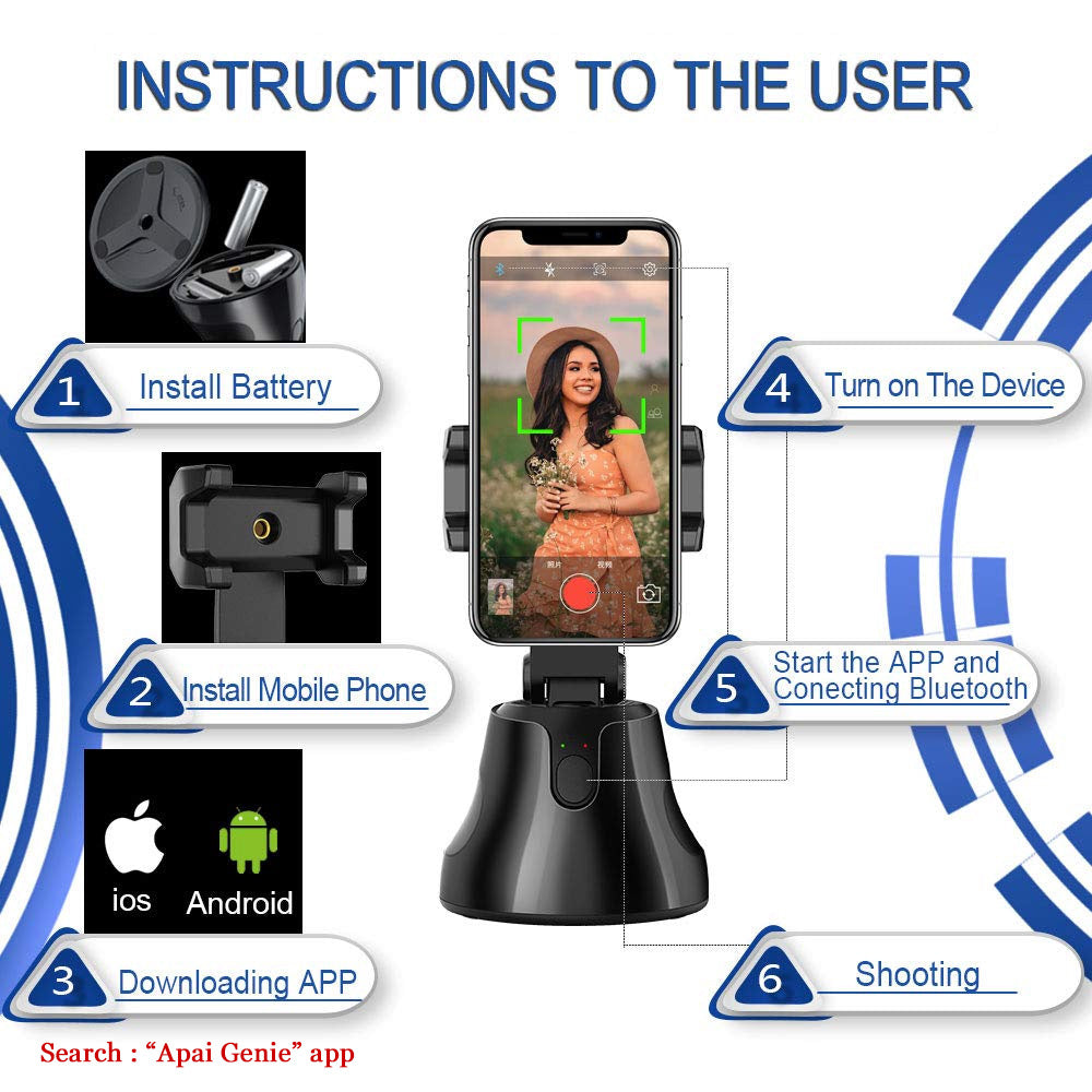 Smart Tracking Video Device For Cell Phone