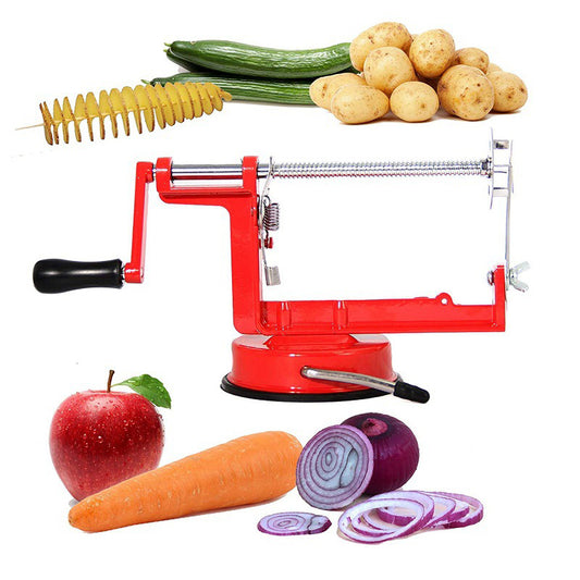 Hand-Cranked Potato Tower Machine