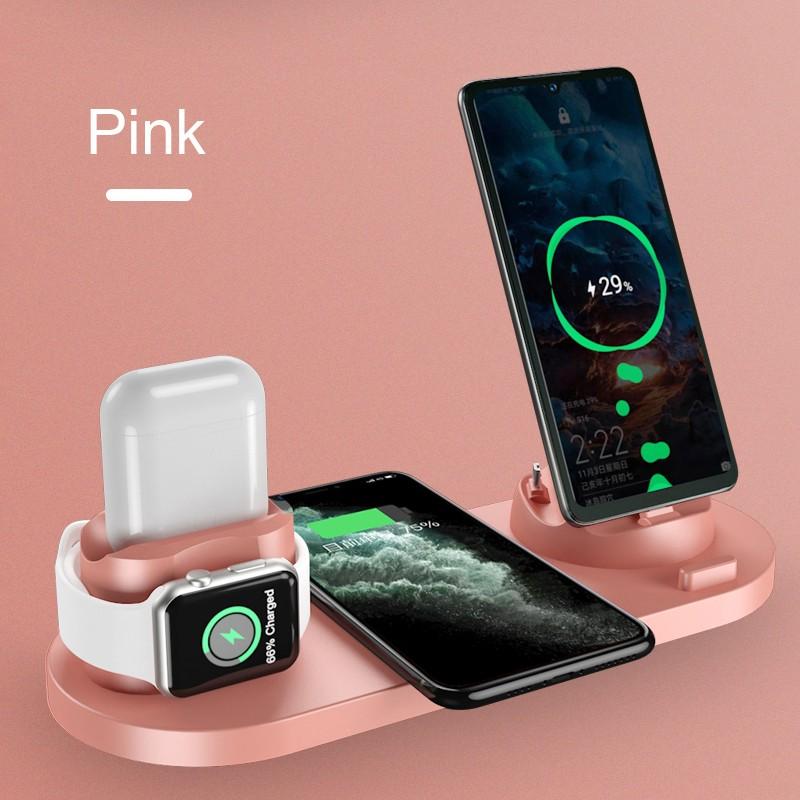 Wireless Charger Dock Station-6 in 1