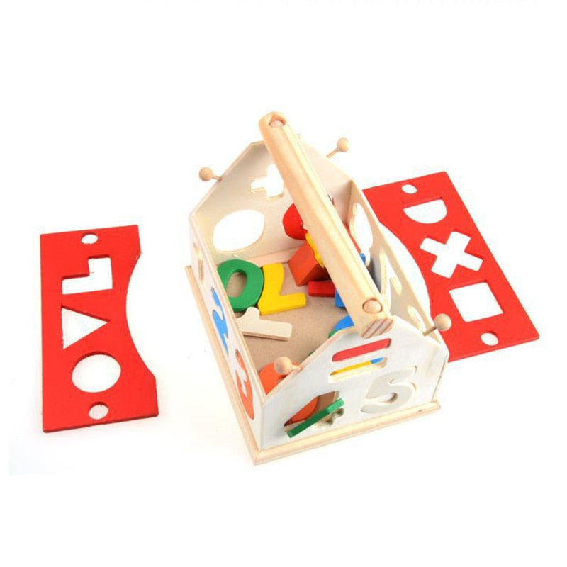 Wooden Toys House Number Letter