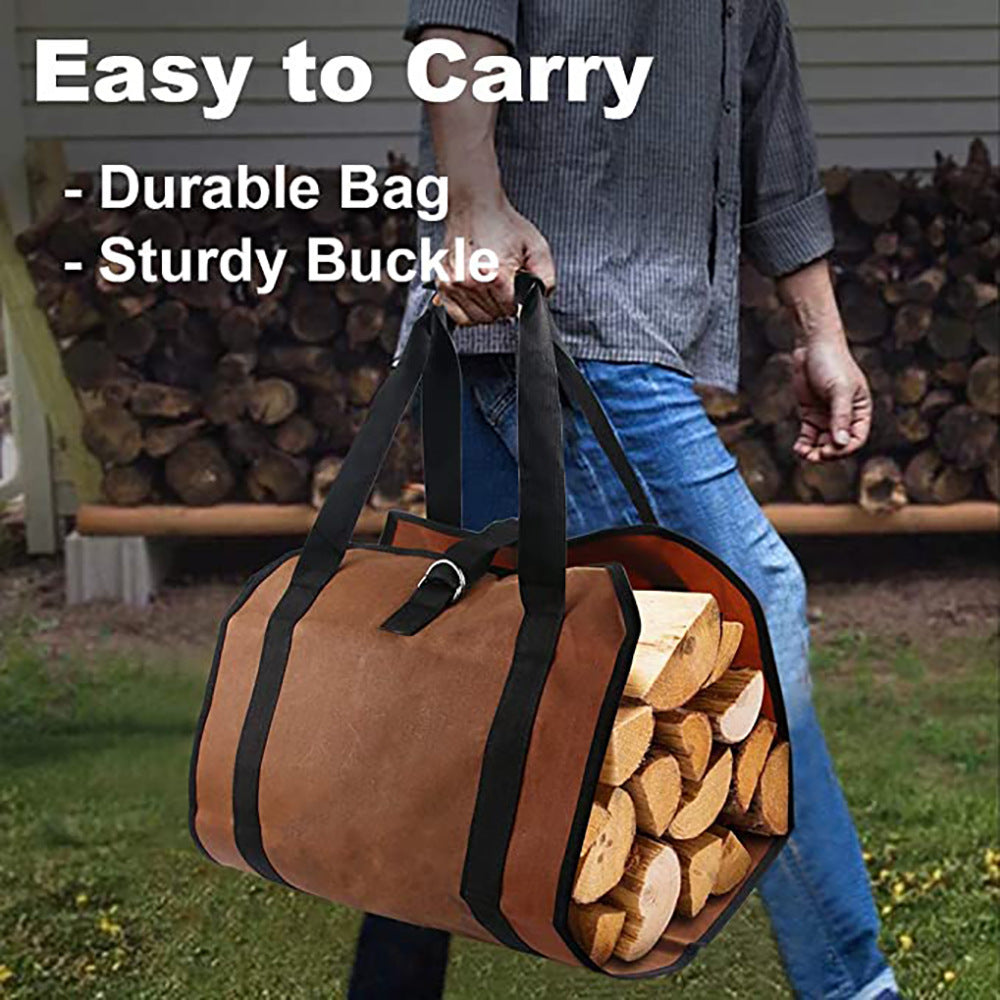 Outdoor Firewood Storage Bag