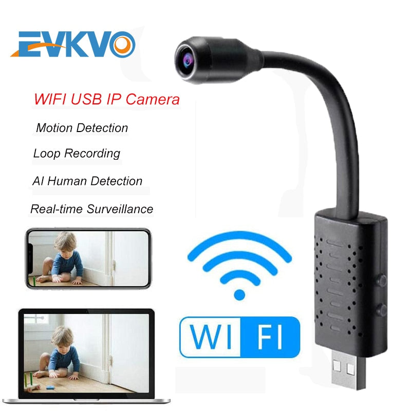 EVKVO HD Smart Mini Camera for Wi-fi USB