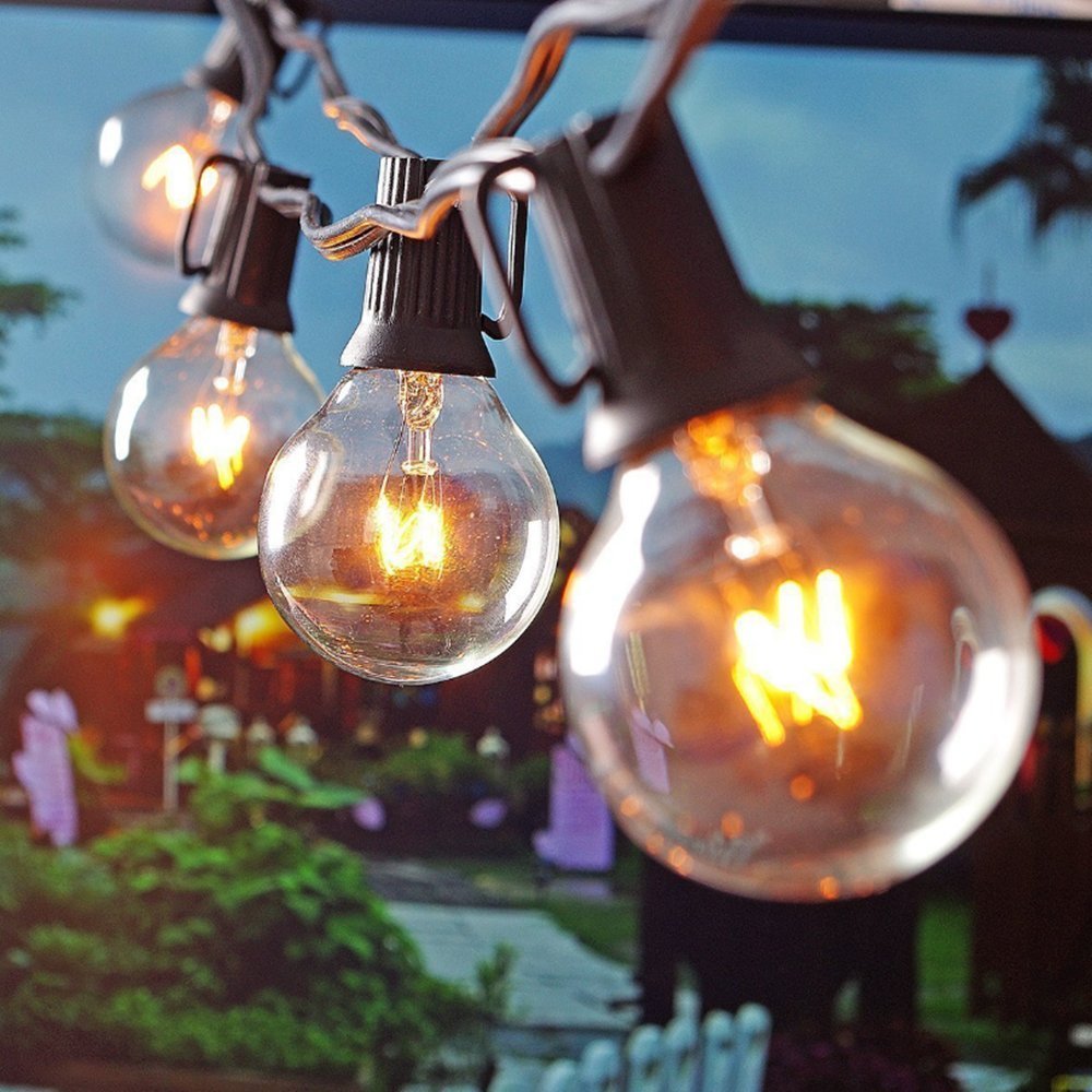 Globe Bulb String Lights 25Ft G40