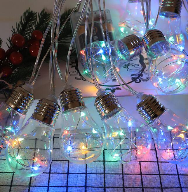 Solar Bulb Copper Wire String Light- 5m