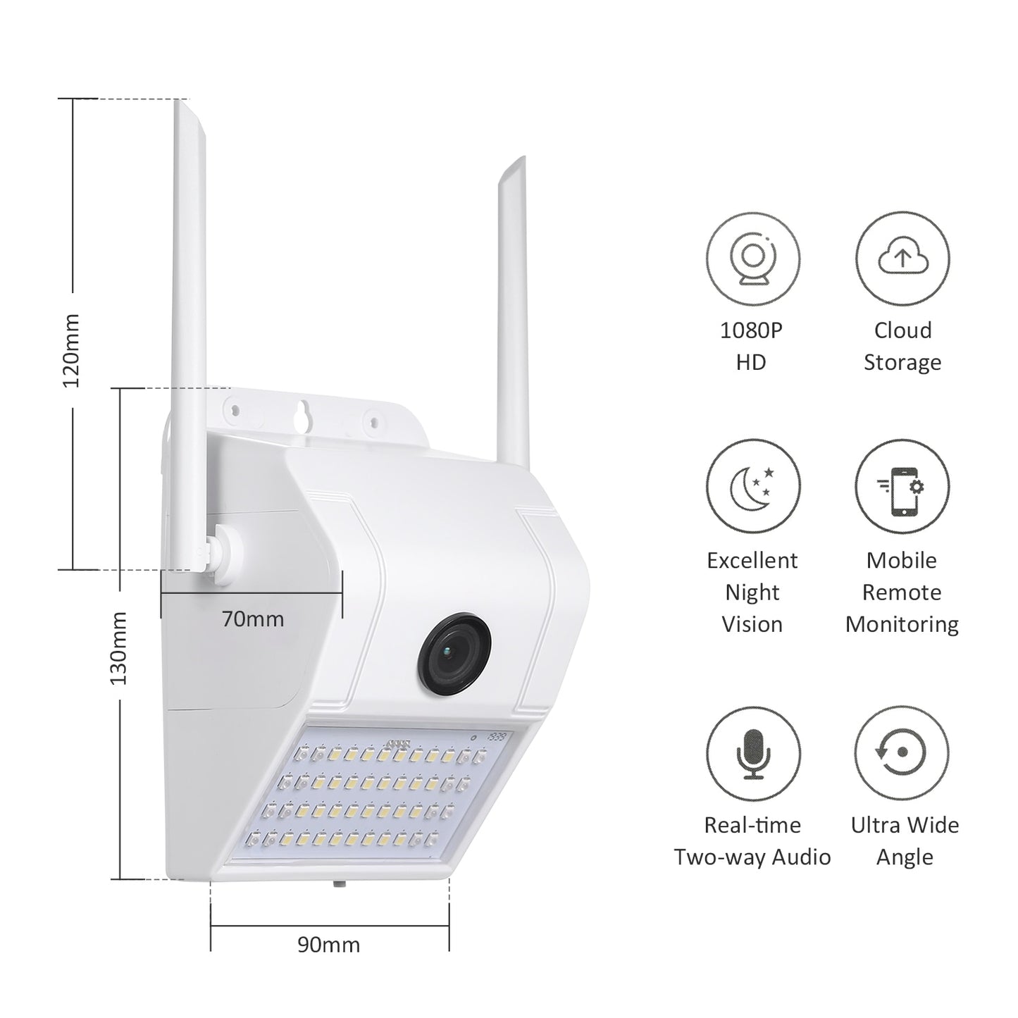 WI-FI Wireless Surveillance Light- Webcam