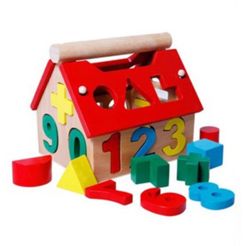 Wooden Toys House Number Letter