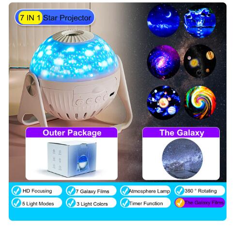 Star Planetarium Projector Light