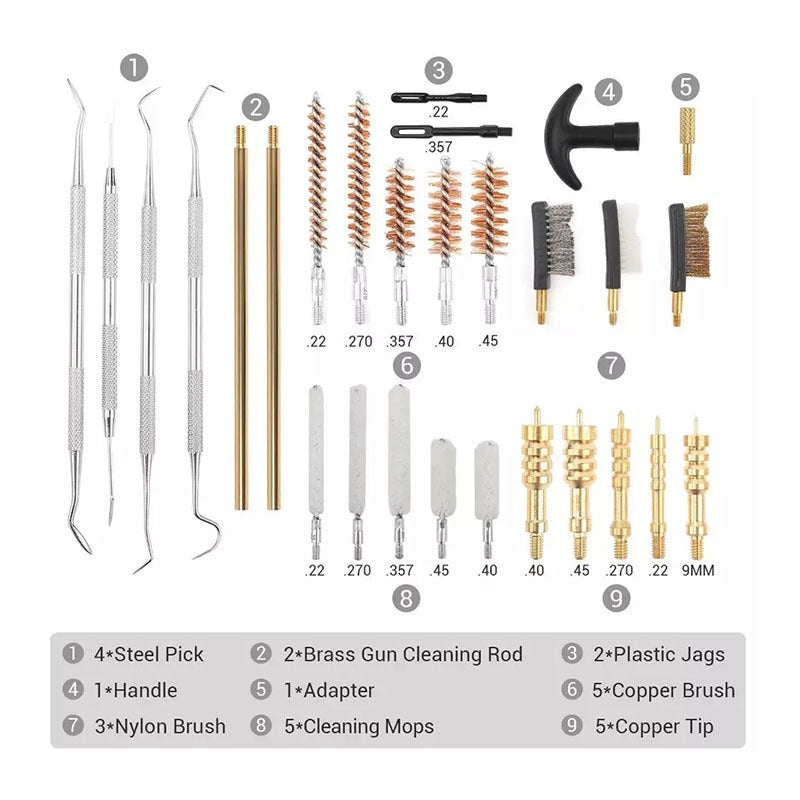 29-Piece Gun Brush Pipe Cleaning Tool