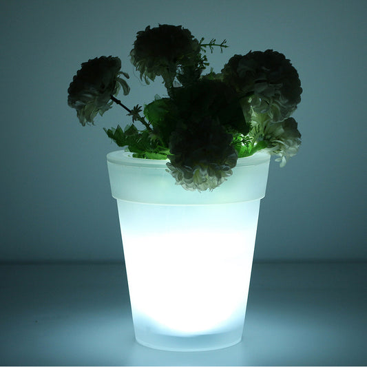 Solar Plastic Flowerpot Lamp