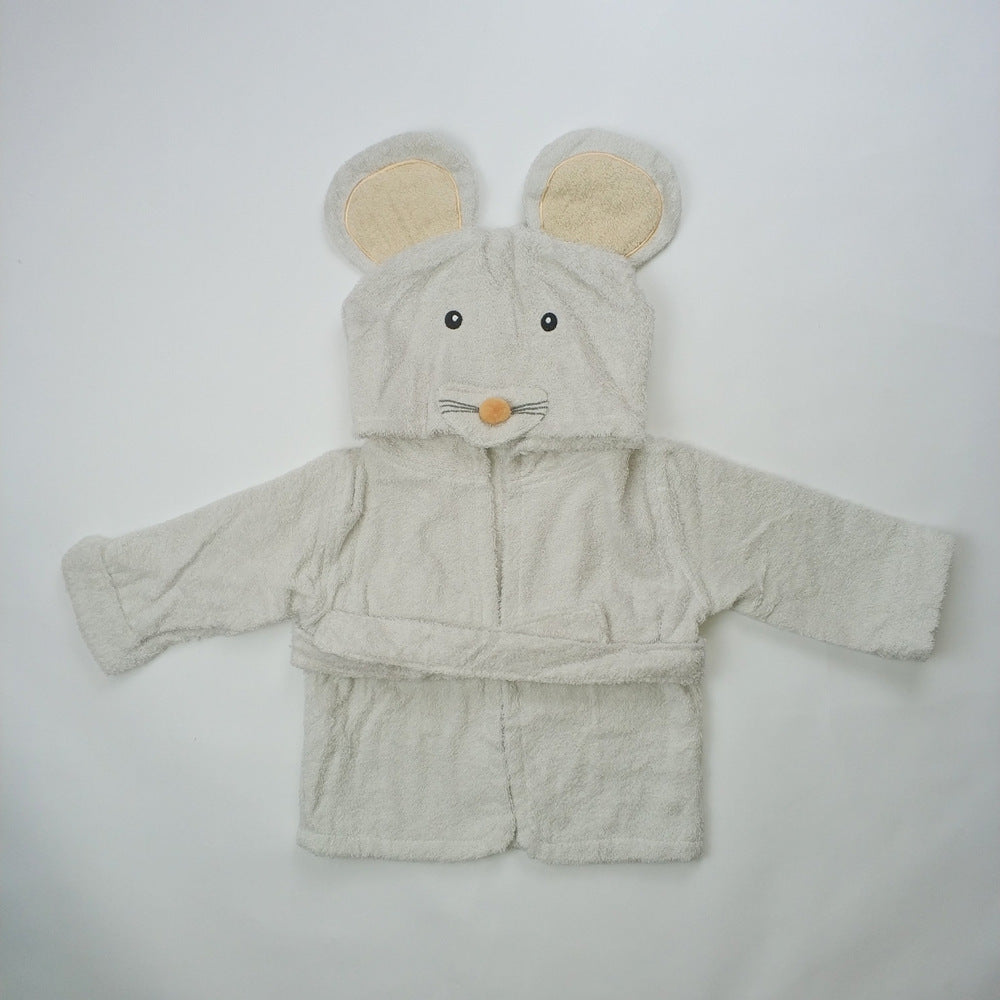 Baby Hooded Animal Bathrobe