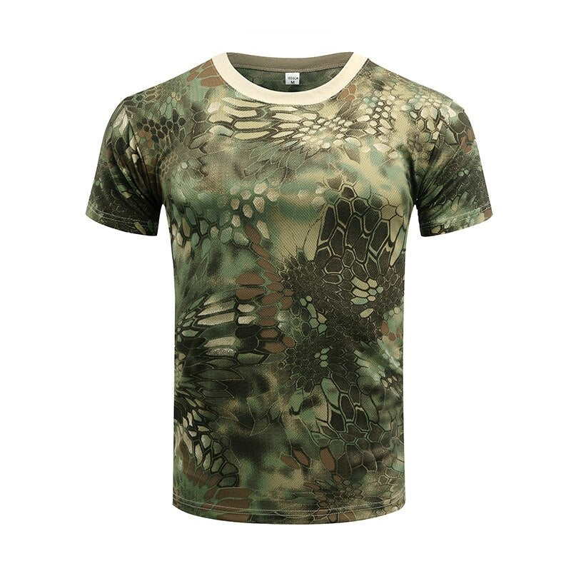 Camouflage Tactical Shirt Short Sleeve Men's