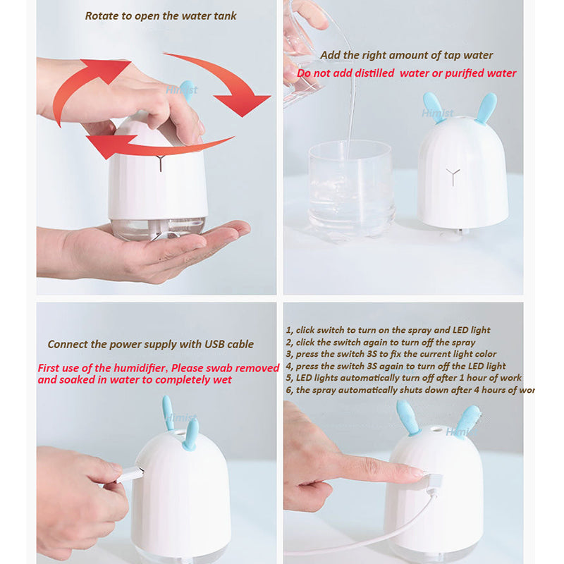 Lovely Rabbit Air Humidifier USB