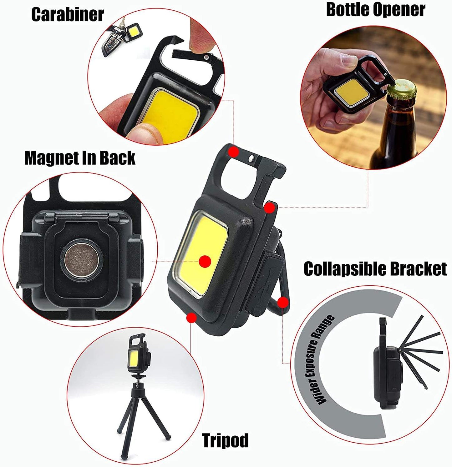 Multifunctional Mini COB Work Light TYPE-C