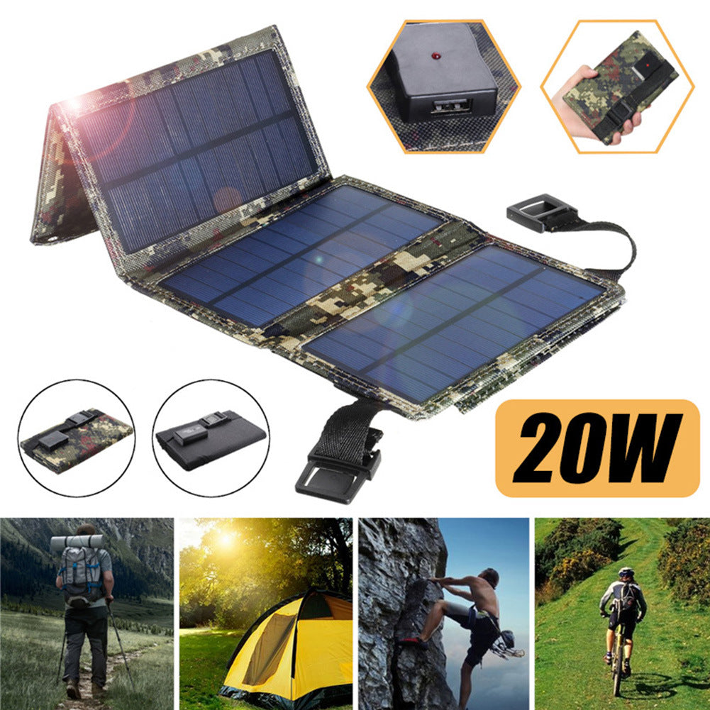 Solar Foldable Bag 8W 5V Usb 20W