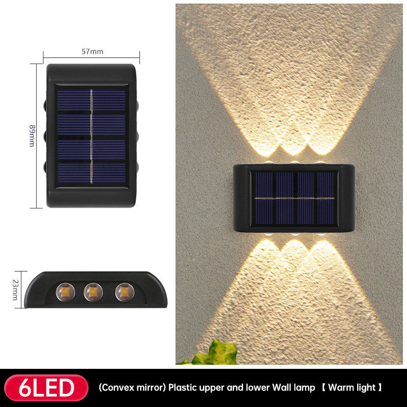 Solar Dual Head- Wall Lamp Outdoors