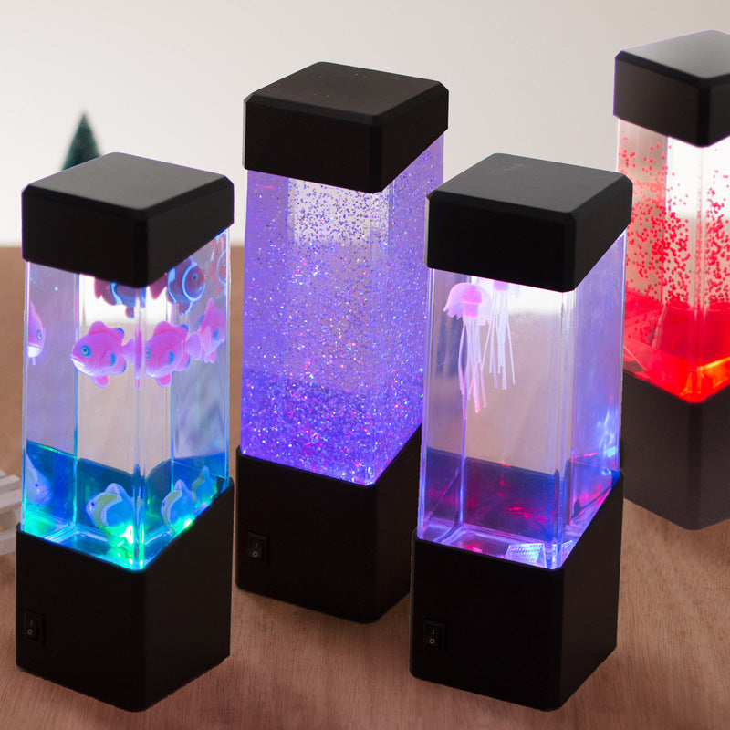 Mini Colorful LED Jellyfish -Night Lights