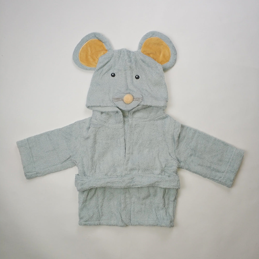 Baby Hooded Animal Bathrobe