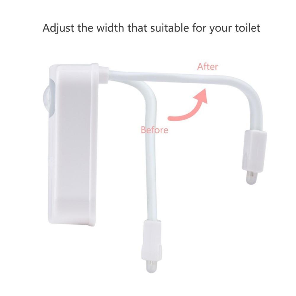 Motion Sensor LED Toilet Light