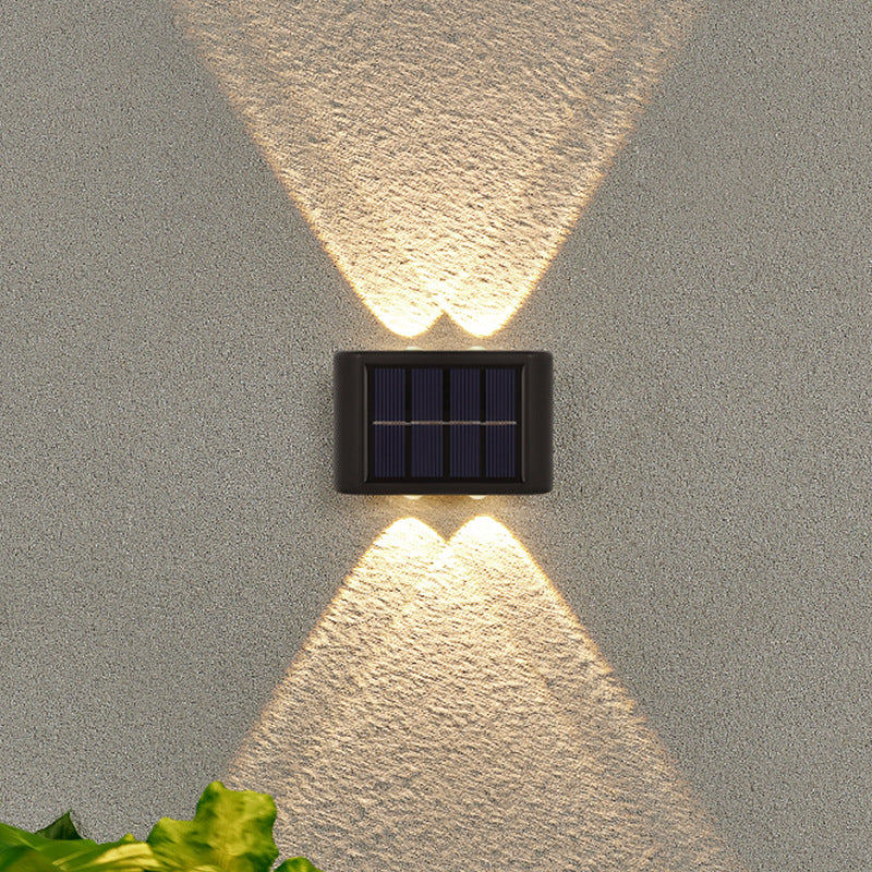 Solar Dual Head- Wall Lamp Outdoors