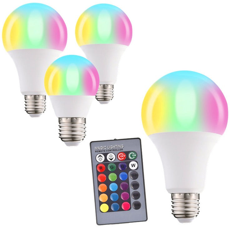 Colorful Remote Control LED Bulb