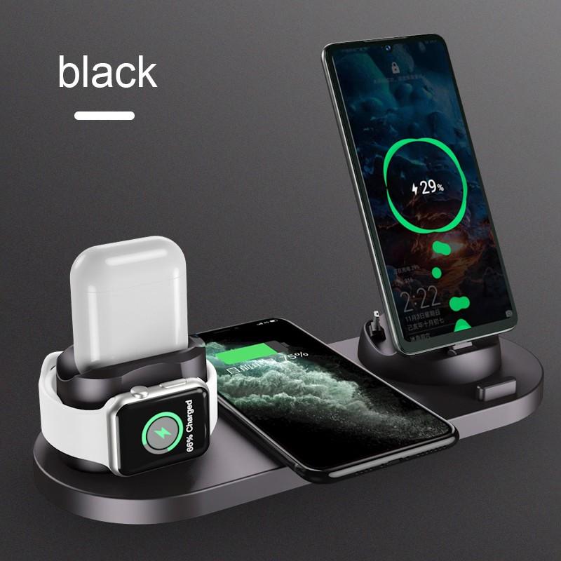 Wireless Charger Dock Station-6 in 1