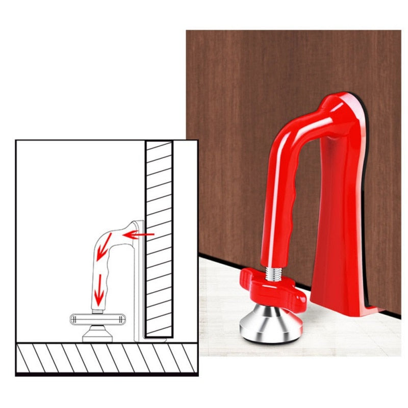 Portable Door Closer Jammer Lock-Security Device