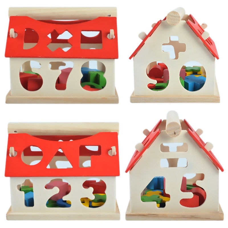 Wooden Toys House Number Letter