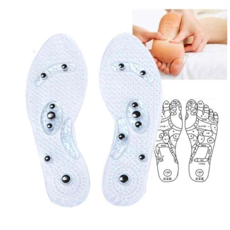 Shoe Gel Insoles Feet Magnetic Therapy x 1 Pair