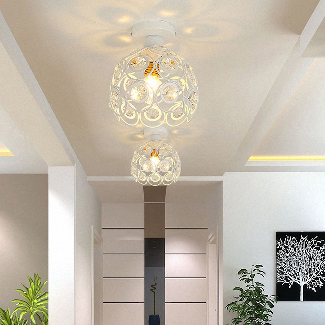 Creative Crystal Minimalist Ceiling Light