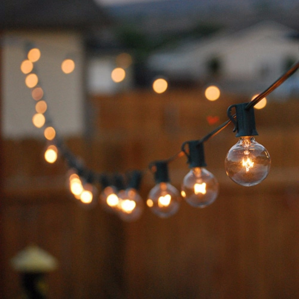 Globe Bulb String Lights 25Ft G40