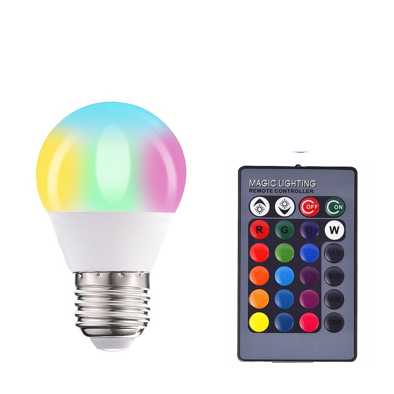 Colorful Remote Control LED Bulb