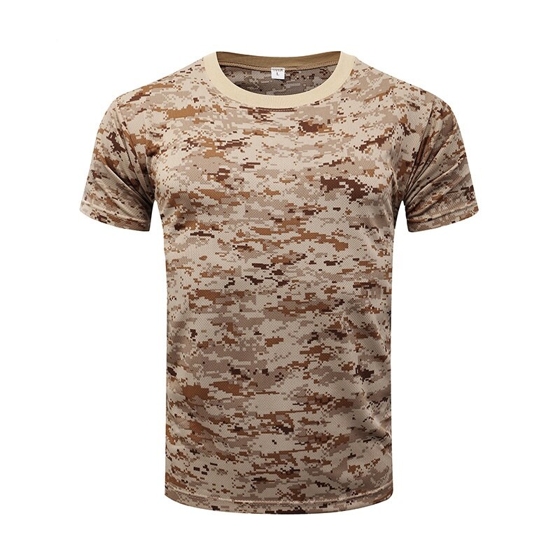 Camouflage Tactical Shirt Short Sleeve Men's