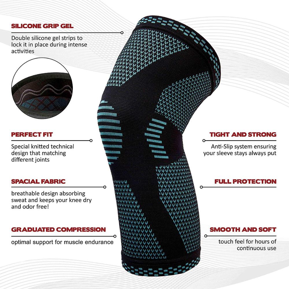 Elastic Knee Pad- Sports/Fitness/Kneepad/Gym