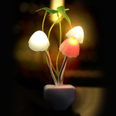 Mushroom Fungus Night Light with Sensor