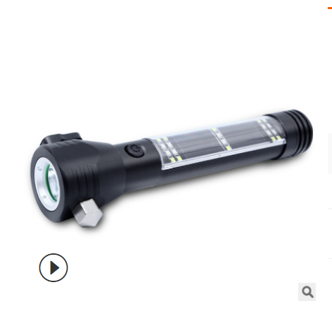 Solar Power LED Flashlight