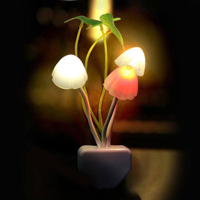 Mushroom Fungus Night Light with Sensor