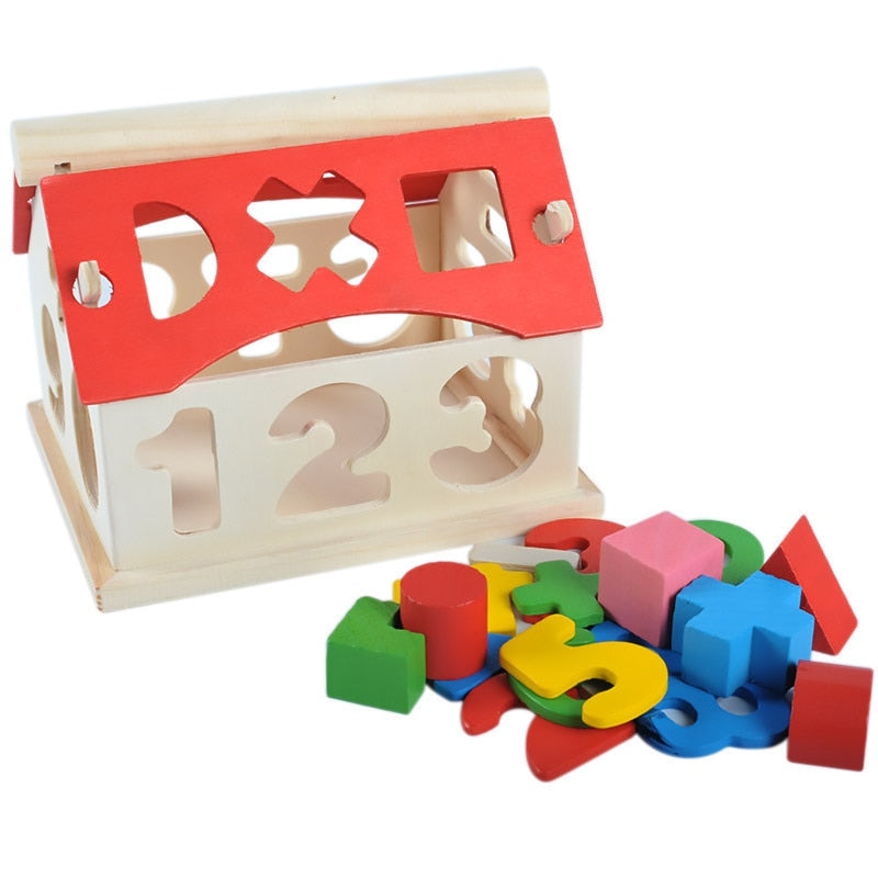 Wooden Toys House Number Letter