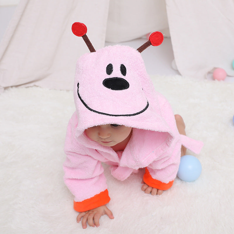 Baby Hooded Animal Bathrobe