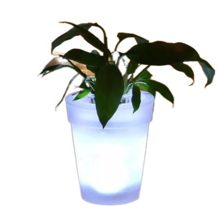 Solar Plastic Flowerpot Lamp