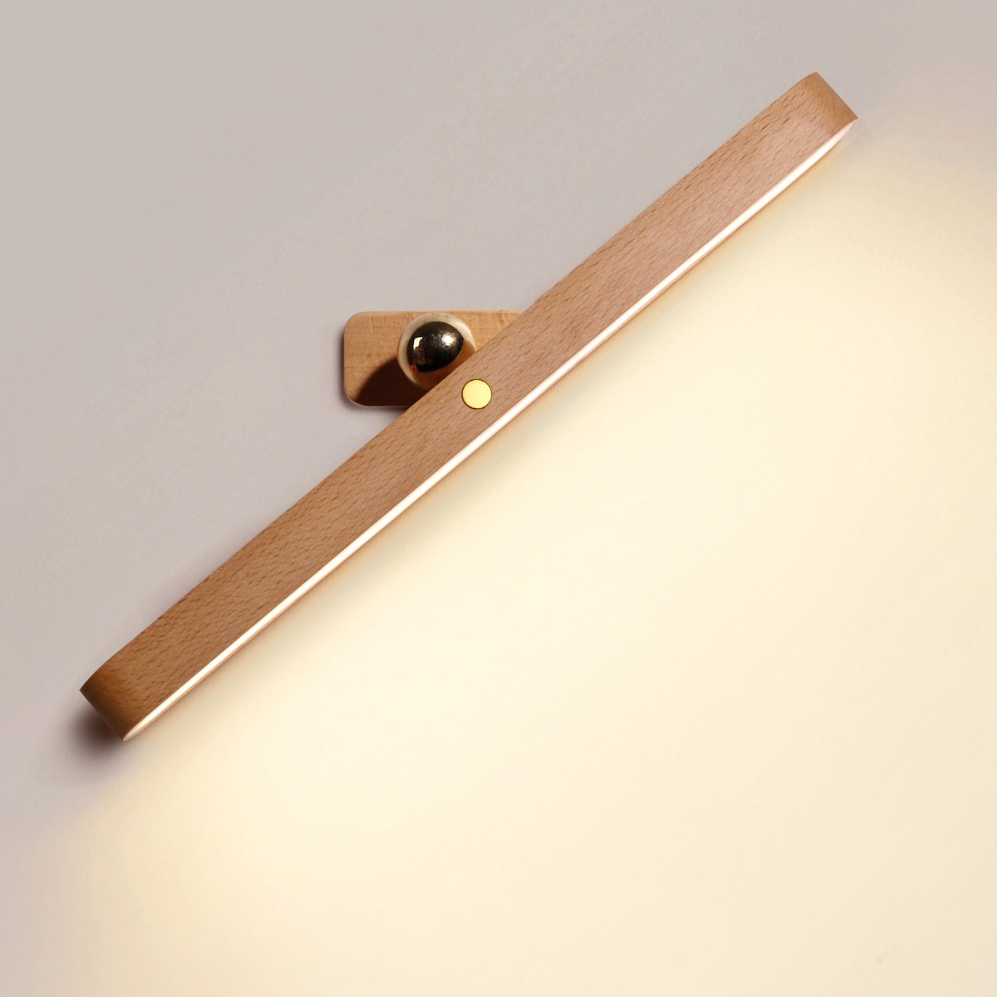 Wood Mirror Led Touch Lights