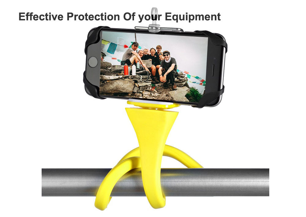 Flexible selfie stick monopod -wireless Bluetooth tripod